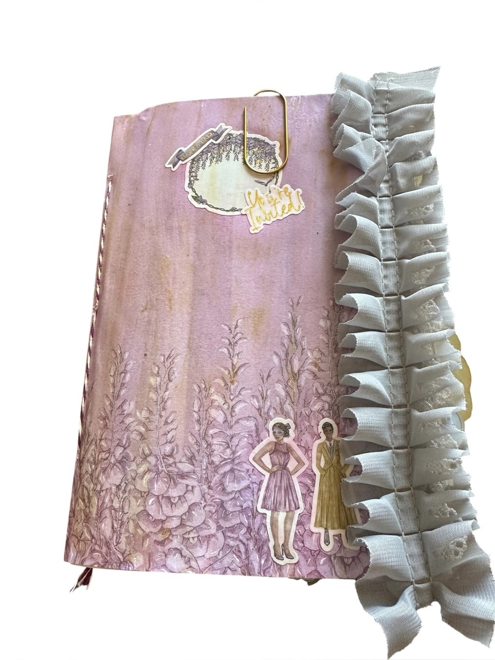 Handmade Junk Journal Masquerade Ball Theme One of a Kind
